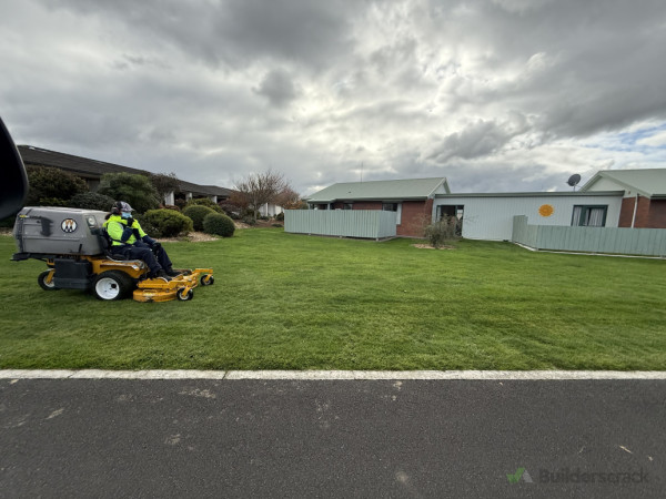 Lawnmower and garden maintenance