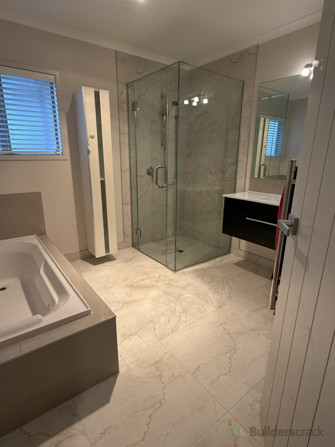 Bathroom renovation complete