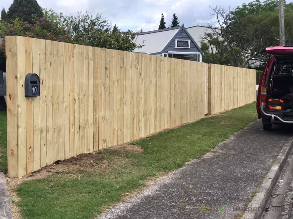 1.8m high fence ran 105 metres long