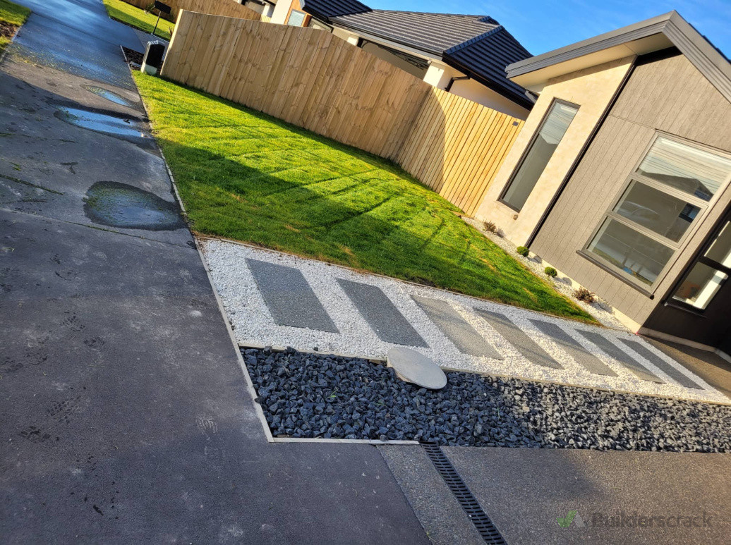 First lawnmow after landscaping