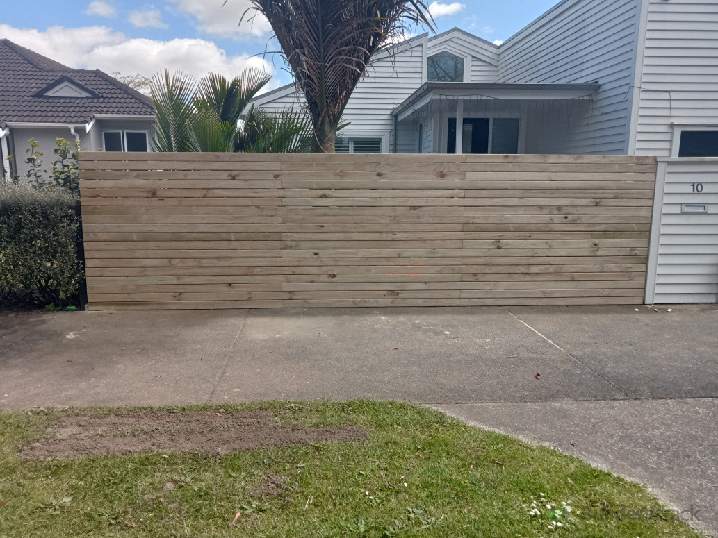 New fence