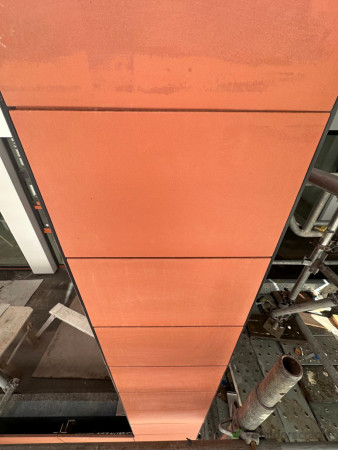 Tiles Installation @ Front Wall