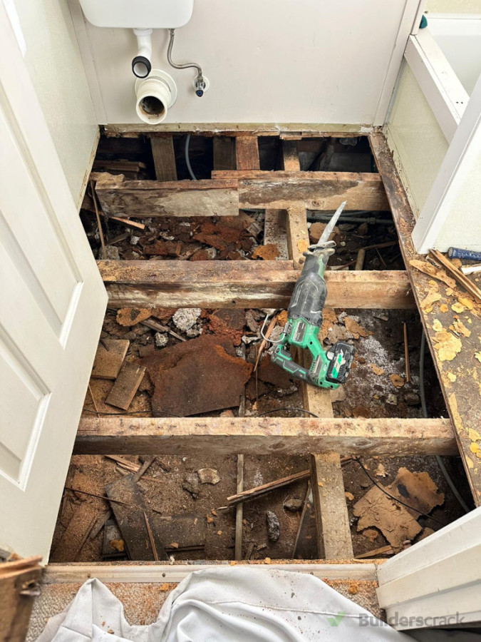 Work In Progress flooring replacement