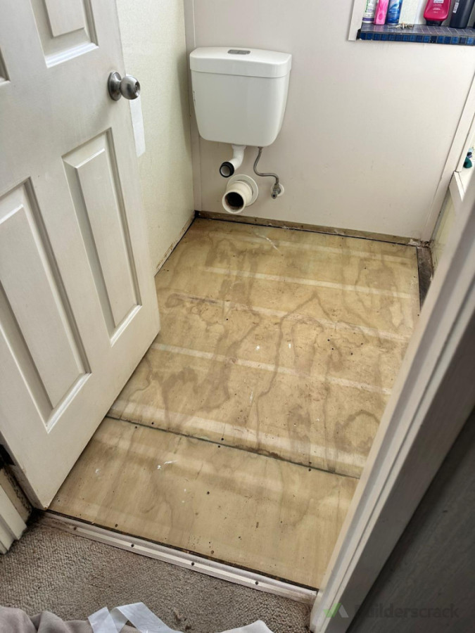 Bathroom Floor replace in North shore