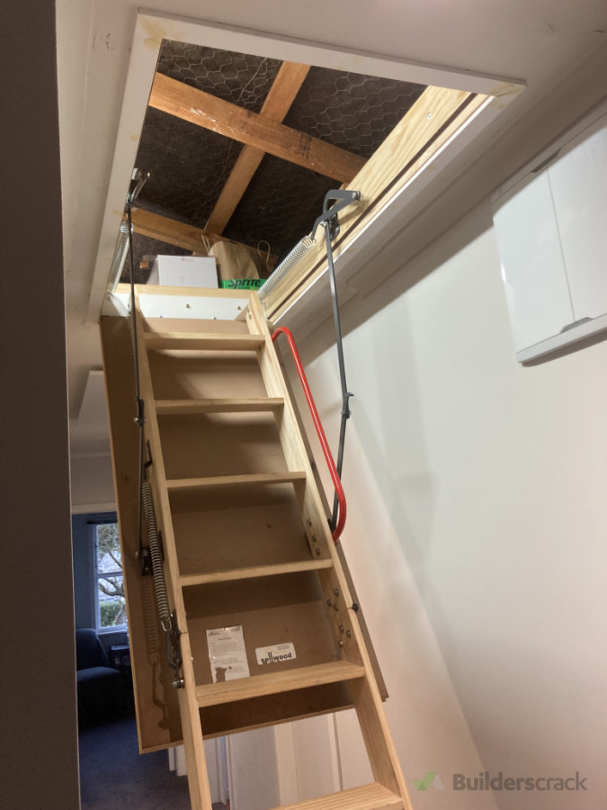 Attic stairs working