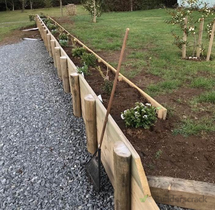 Nib wall landscaping