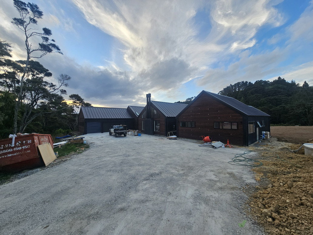 343m^2 house  built before moving to Christchurch