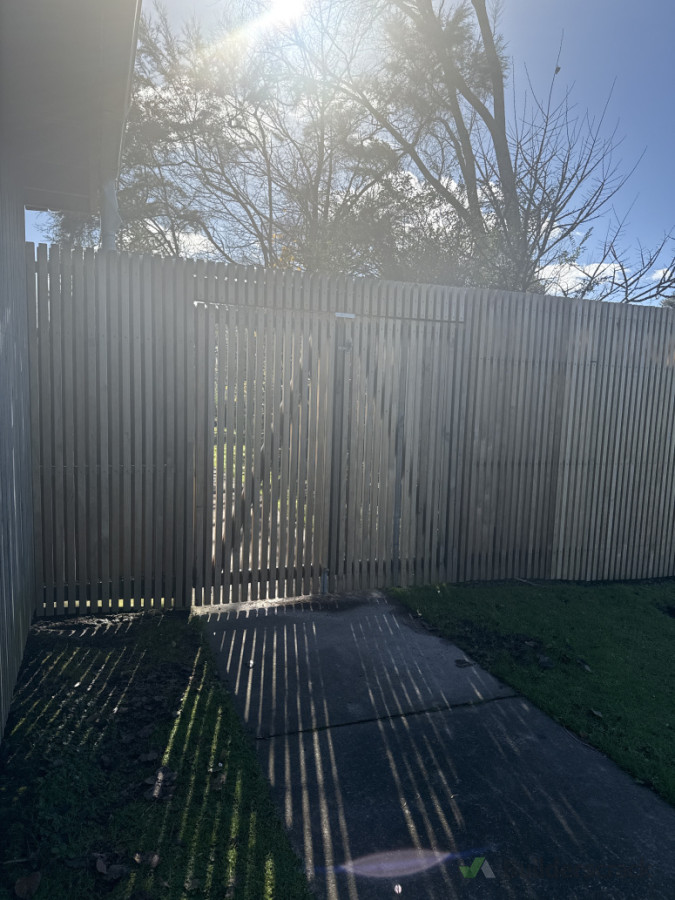 Fence with double gate