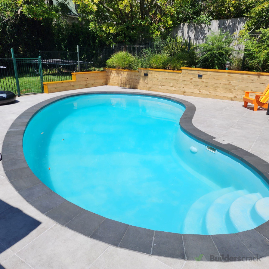 Pool copings and paving