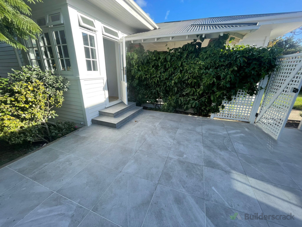 Patios and entrance areas, stairs