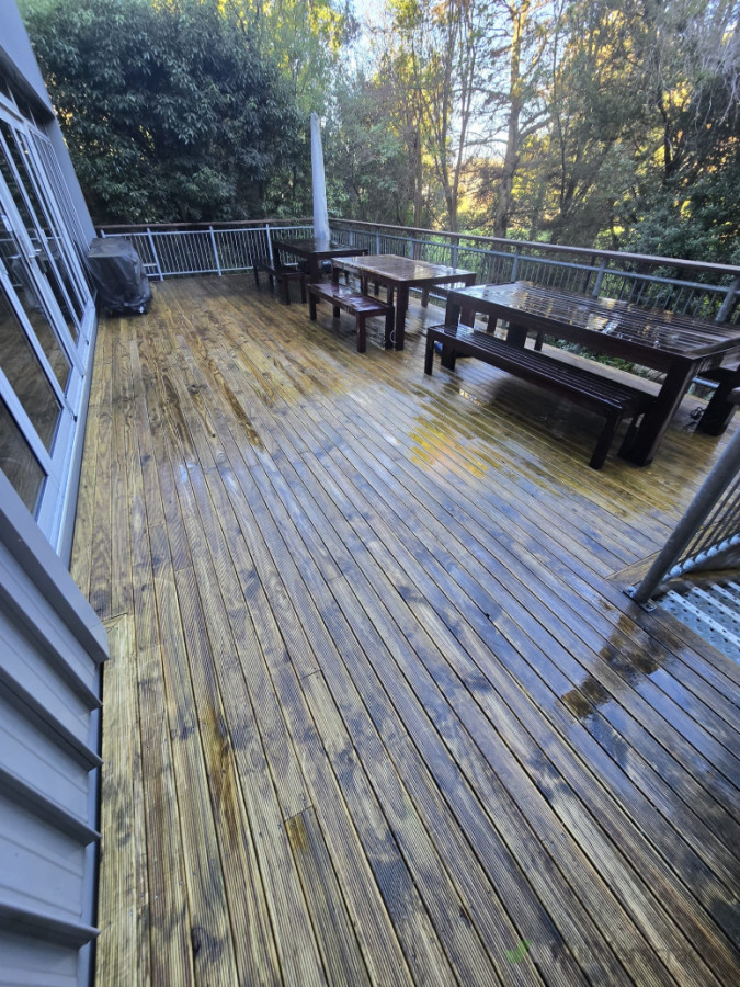 Deck Pressure Washing