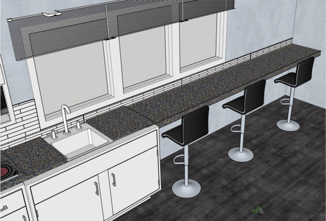 3D Sketch up aerial view 2