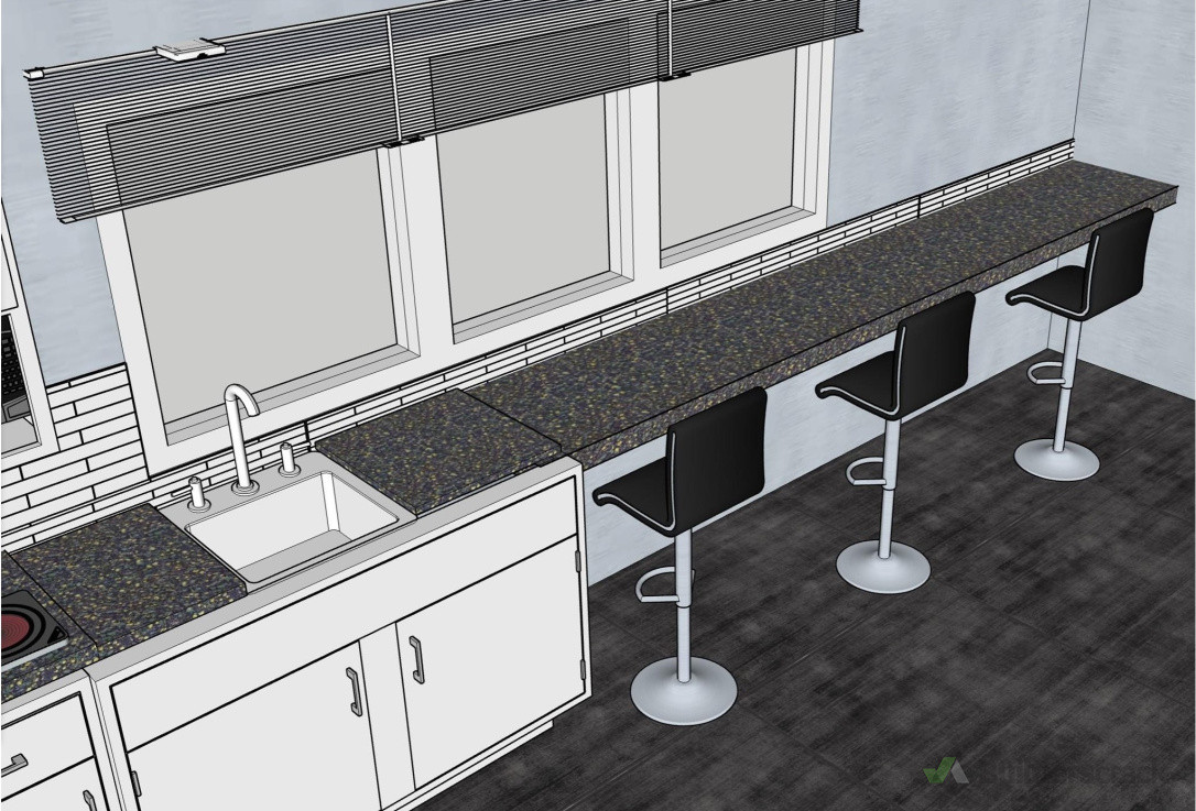 3D Sketch up aerial view 2