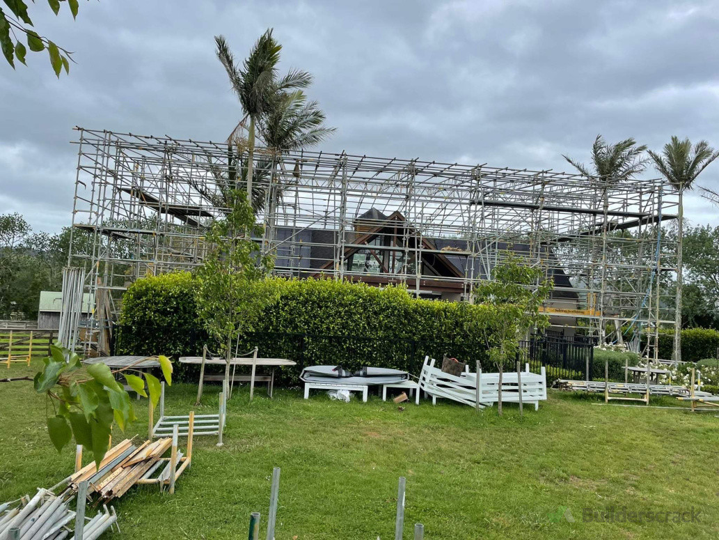 Shrink wrap scaffold
