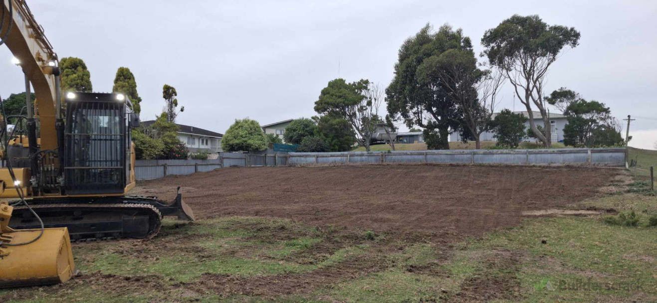 Section tidy, soil prep for hydroseed