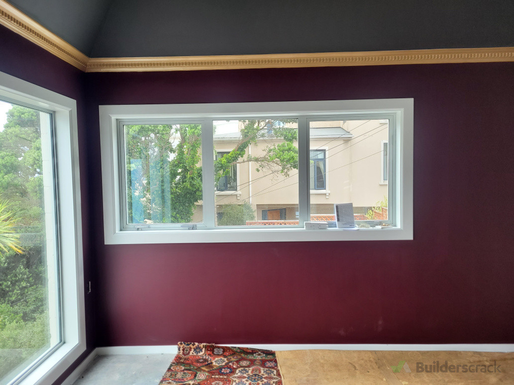 New trim around windows, doors, coving and skirting