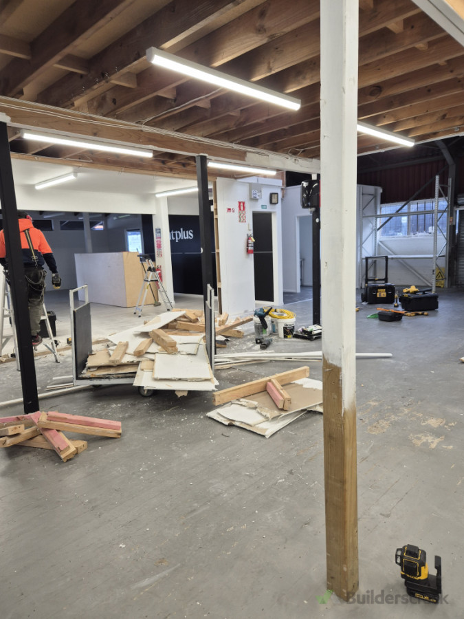 Demolition works