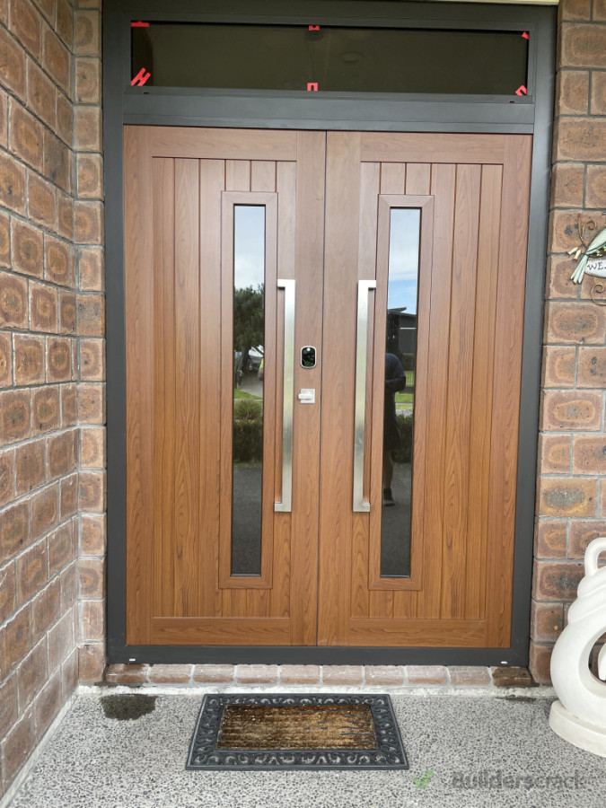 New entry door