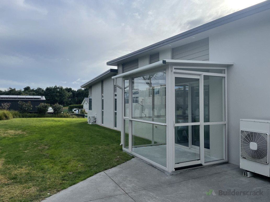 New conservatory,mud room