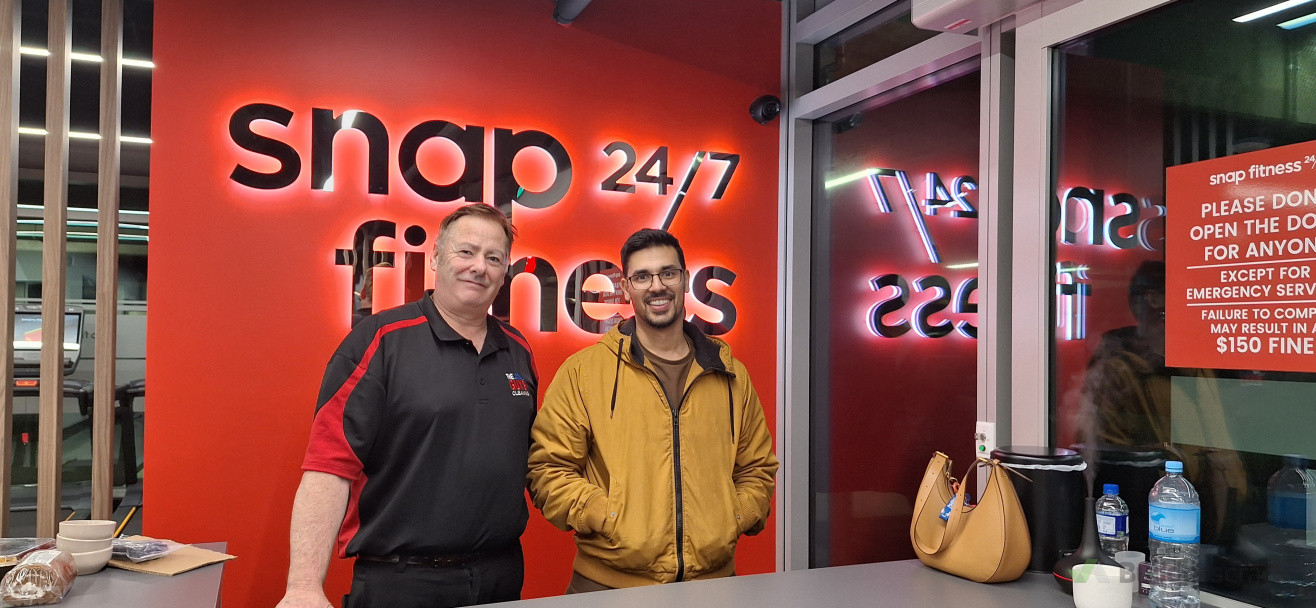 Kim with Owner Mustafa