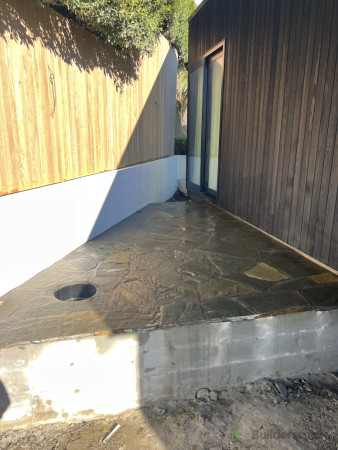New stone paving