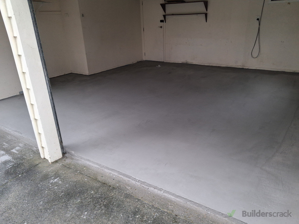 Internal garage floor repair