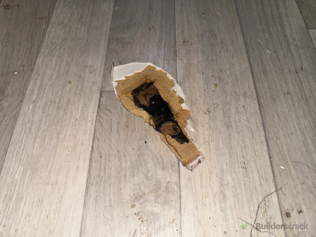 Bitumen Adhesive below Modern Vinyl Sheeting