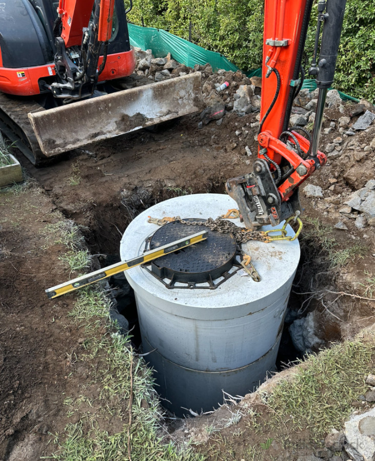 New soakage manhole for subdivision