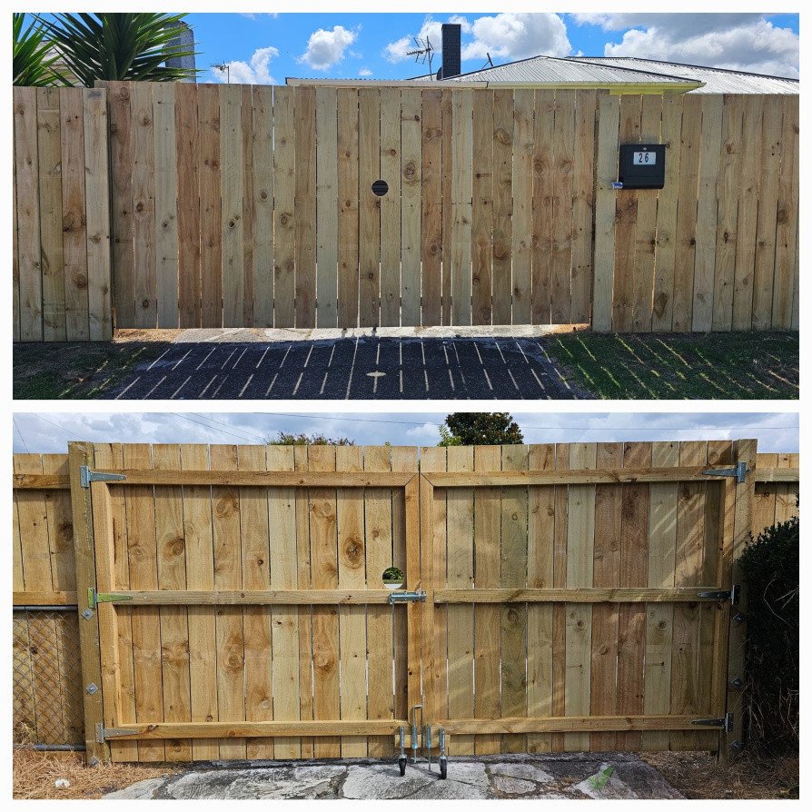 fence and fence gate