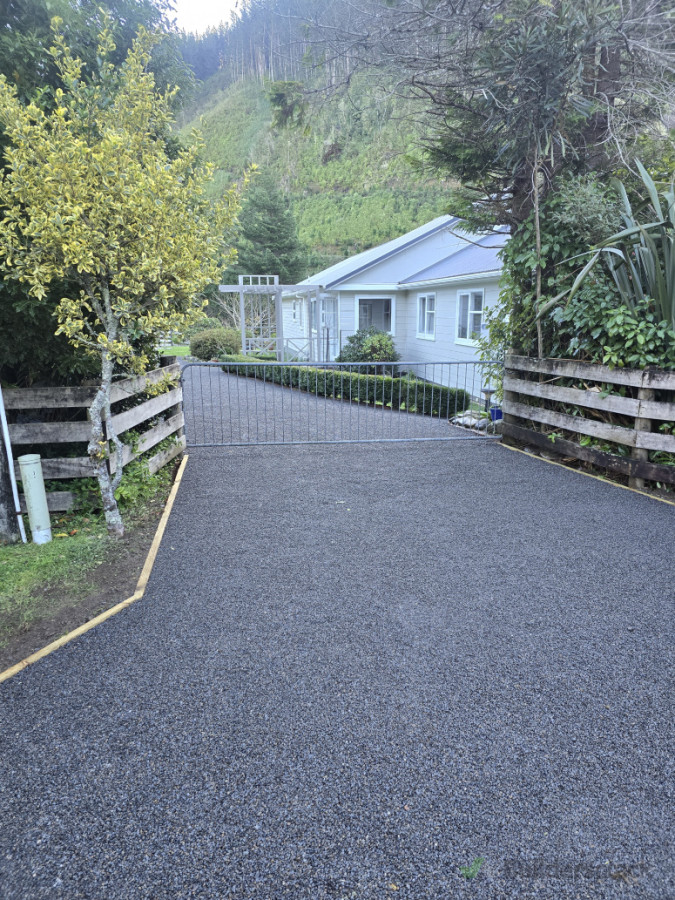 Gravel driveway