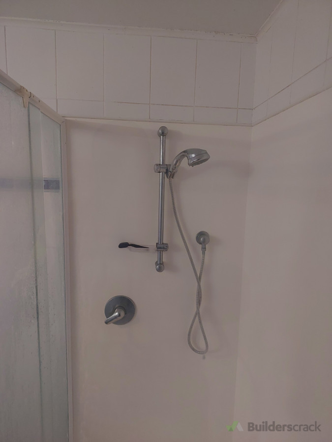 Old shower slide