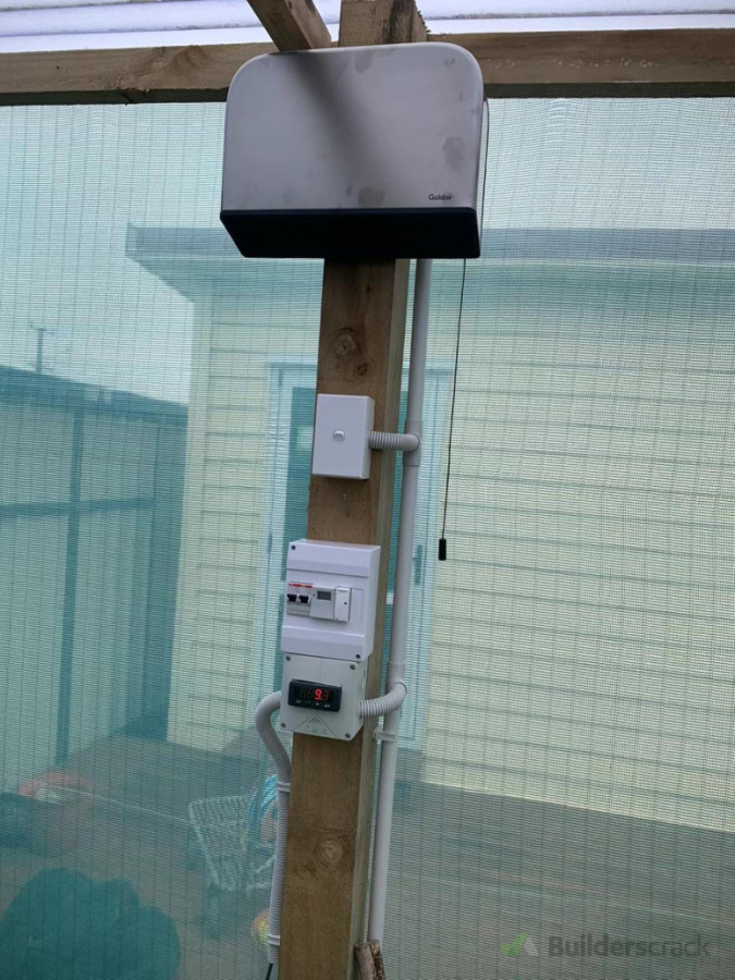 Automation plant shed: From Mon to Sunday ONLY 9pm-8am automatically start heating space, when temperature rise to 25 Celsius heating stop automatically.