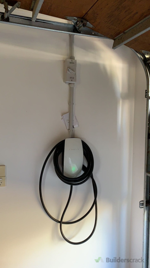 Tesla EV charger Installation.