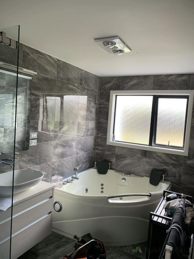 Bathroom light-heat-fan Installation.