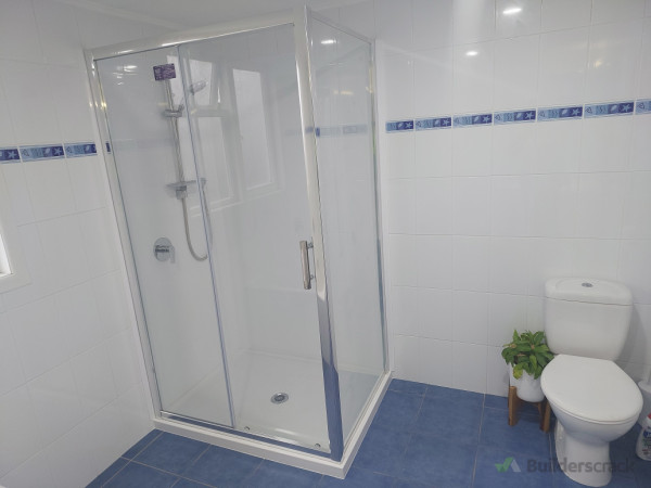 New shower