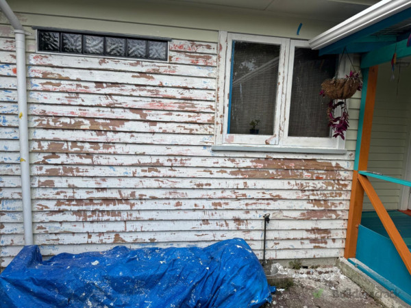 Work In Progress: Chemical Scrapping of Old Paint