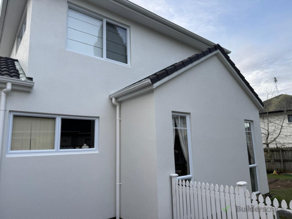 after washing and painting