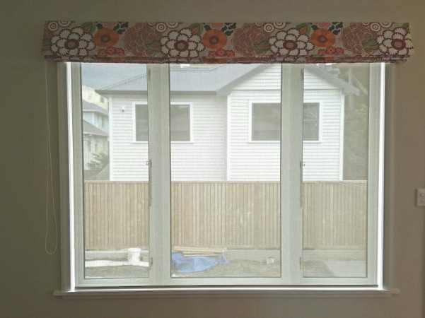 Roman blind Outside fit  with Sunscreen inside fit