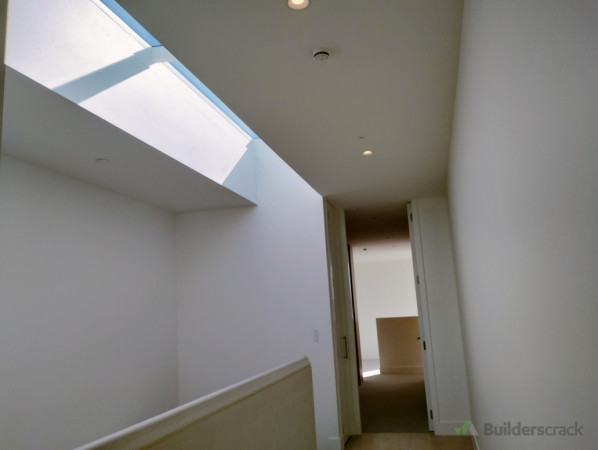 After finish Hallway walls celling
