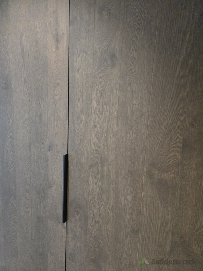 Wall paneling with hidden door
