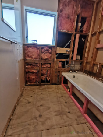 After Demolation And WIth New Framing