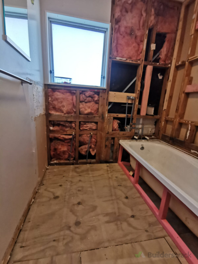 After Demolation And WIth New Framing