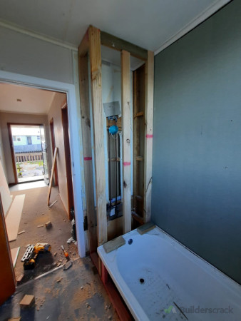 New False Wall Framing