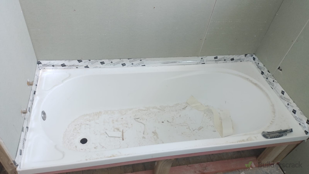 New Bath With New GIB And Waterproof Tape