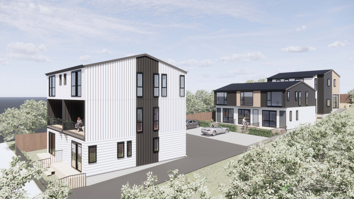 3d rendering for Sunnyfield Multi units