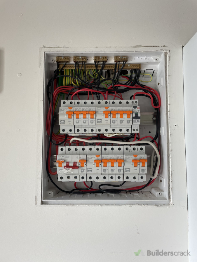 Switch board upgrade, new board and alteration works.