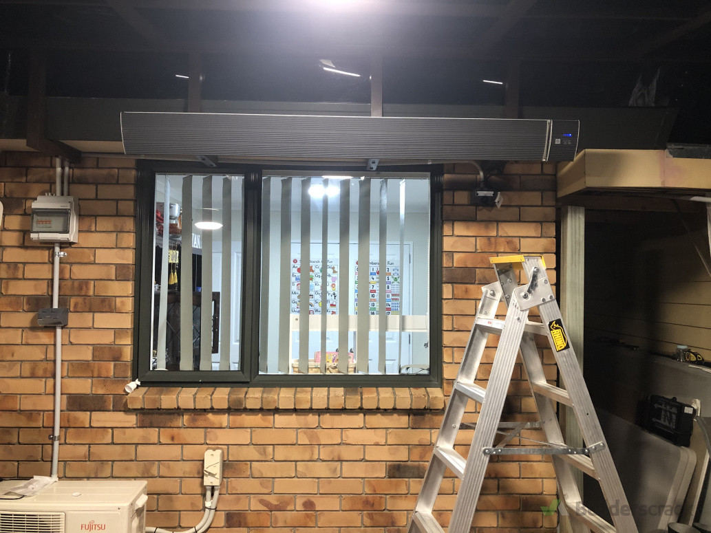 Outdoor heater dedicated connection.