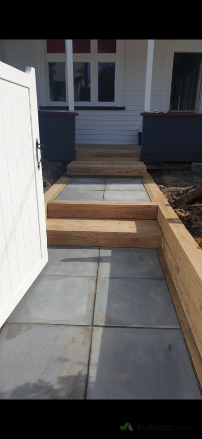 paving entrance full house lanscape  ponsonby