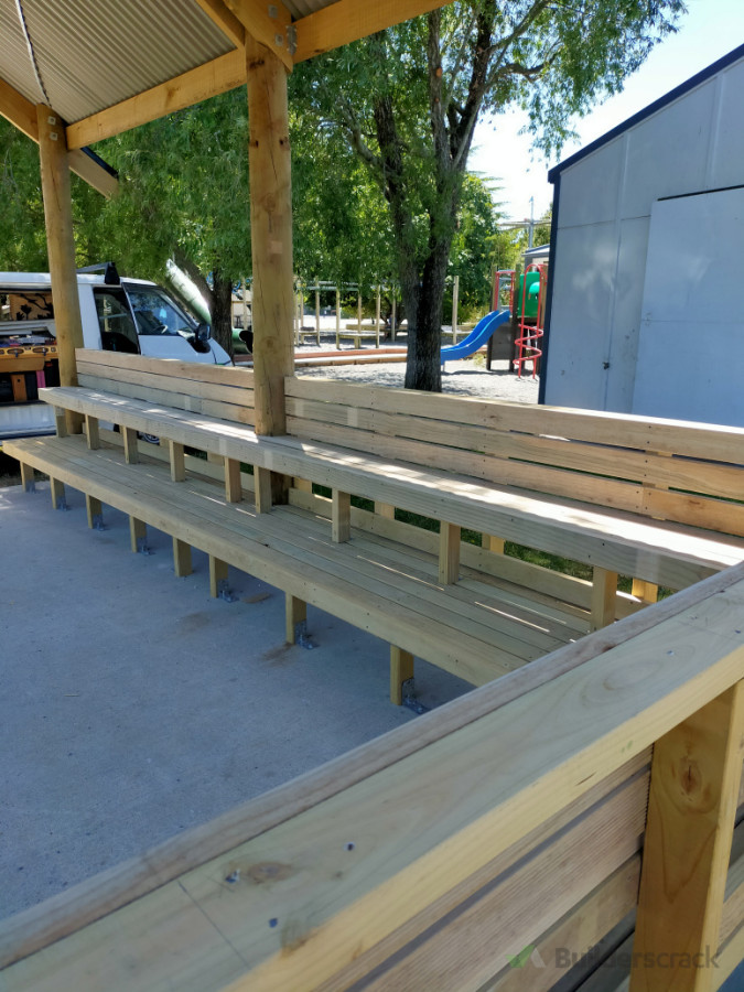 Outdoor school seating