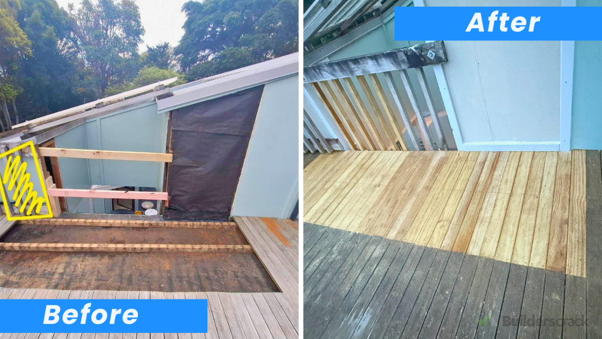 Deck Rotten Timber Replacement